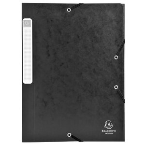 Boite De Classement Cartobox Dos 25mm Carte Lustrée - A4 - Noir - X 25 - Exacompta