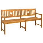 vidaXL Banc extérieur Naturel 180 x 55 5 x 90 cm Bois d'Acacia Massif