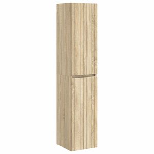 vidaXL Cabinet de Salle de Bain Mural Chêne Sonoma 33 x 34 5 x 160 cm