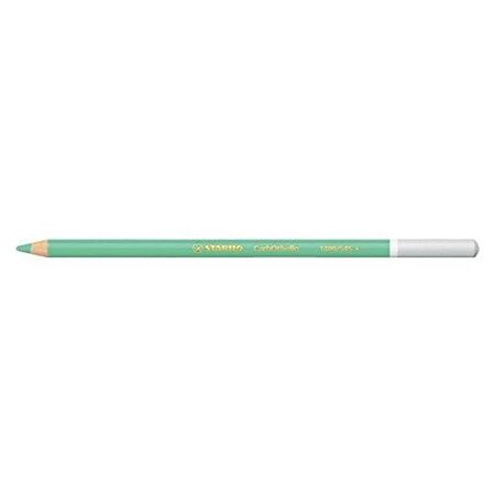 Crayon de couleur fusain pastel carbothello vert émeraude clair stabilo