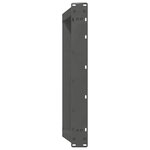 vidaXL Pieds de table basse en U 2 pièces Anthracite 60 x (30-31) cm Acier