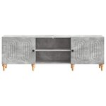 vidaXL Meuble TV 150 x 31 x 50 cm Gris béton Bois d'ingénierie