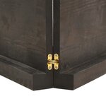 vidaXL Dessus de table bois massif traité bordure assortie