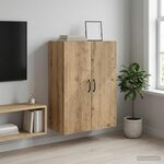 vidaXL Armoire Murale 66 x 34 5 x 90 cm Bois d'ingénierie