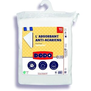 Protège matelas absorbant - 90 x 190 cm - Coton - Anti acariens