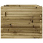 vidaXL Jardinière 60x60x49 5 cm bois de pin imprégné