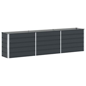 vidaXL Jardinière Anthracite 480 x 50 x 45 cm Acier galvanisé