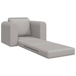 vidaXL Canapé-Lit Gris nuage 98 x 71 x 83 cm tissu