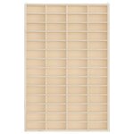 vidaXL Vitrine de collection en bois avec 56 compartiments