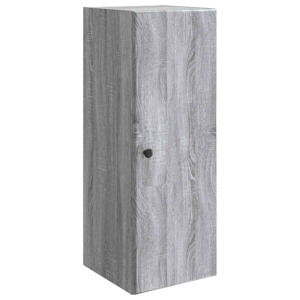 vidaXL Armoire Murale 33 x 34 5 x 90 cm Bois d'ingénierie Sonoma gris