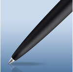 Waterman graduate allure stylo bille   laque noire satinée  recharge encre bleue pointe moyenne  coffret cadeau