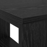 vidaXL Bureau Chêne noir 90 x 50 x 75 cm Bois d'ingénierie