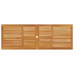 vidaXL Ensemble de salle à manger pour jardin 9 Pièces Marron