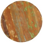 vidaXL Table basse Ø65x31 cm Bois de récupération massif