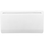 Radiateur électrique fixe 2000w à inertie céramique horizontal blanc - système anti-salissures - détecteur de fenêtre ouverte