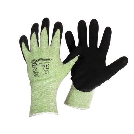 JARDIN PRATIQUE Gants d'atelier - En bambou, nylon et spandex - Taille 10 / L