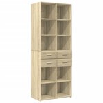 vidaXL Armoire de rangement chêne sonoma 70x42 5x225 cm