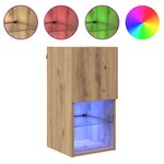 vidaXL Meubles TV muraux 2 Pièces Chêne artisanal 30 5 x 30 x 60 cm