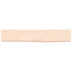 vidaXL Étagère murale 60x10x2 cm bois de chêne massif non traité