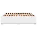 vidaXL Cadre de lit sans matelas blanc 200x200 cm similicuir