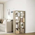 vidaXL Étagère séparatrice de pièce chêne sonoma 69 5x29x137 5 cm