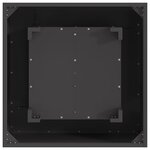 vidaXL Braise Noir 60 x 60 x 30 cm Acier