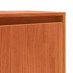 vidaXL Buffet Marron 111 x 34 x 60 cm Bois de pin massif