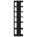 vidaXL Armoires à chaussures 2 Pièces Noir 27 5x27x102 cm