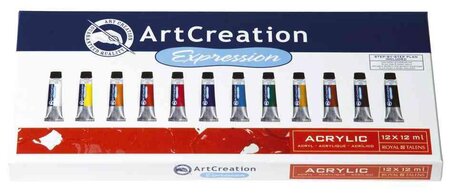 Acrylique ArtCreation EXpression, 12ml, set 12 ROYAL TALENS
