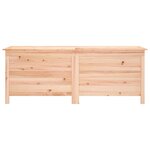 vidaXL Boîte de rangement de jardin 150x50x56 5 cm bois massif sapin