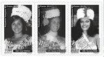 Polynésie Française - Carnet Miss Tahiti 2019 - 6 timbres autocollants