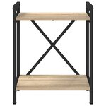 vidaXL Bibliothèque Chêne sonoma 40 x 30 x 48.5 cm Bois d'ingénierie