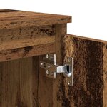 vidaXL Cabinet de chevet Bois ancien 40 x 30 x 50 cm Bois d'ingénierie