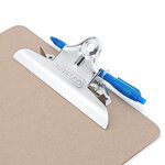 Porte bloc rigide clipboard marron format a4