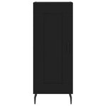 vidaXL Buffet Noir 34 5x34x90 cm Bois d'ingénierie