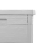 vidaXL Boîte à coussins d'extérieur gris 77 5x44 5x53 cm polypropylène
