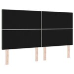 vidaXL Tête de Lit LED Gris Clair 90 cm Velours
