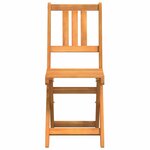 vidaXL Chaise de jardin 4 Pièces Marron 36 x 46 x 86cm