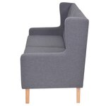Ensemble de canapés 3 Pièces tissu gris