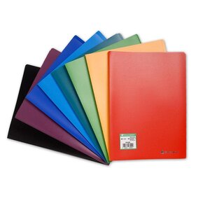 Porte vues prolypro souple grainé opaque 100 vues A4 Coloris Aléatoire EXACOMPTA
