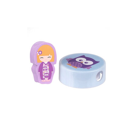 Kimmidoll junior  - taille crayon et gomme - hibou