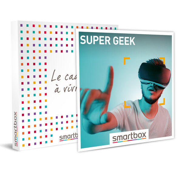 SMARTBOX - Coffret Cadeau - Super geek - 231 escapades, repas et aventures futuristes