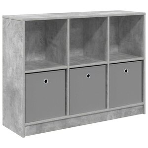 vidaXL Buffet Gris béton 102 x 32 x 73 5 cm