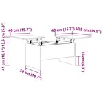 vidaXL Table basse Bois ancien 80 x 50 5 x 42 5 cm Bois d'ingénierie