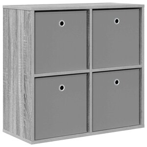 vidaXL Buffet avec tiroir Gris Sonoma 68 5 x 32 x 67 cm