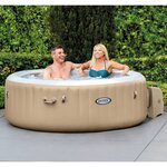 Intex baignoire de massage à bulles rond purespa