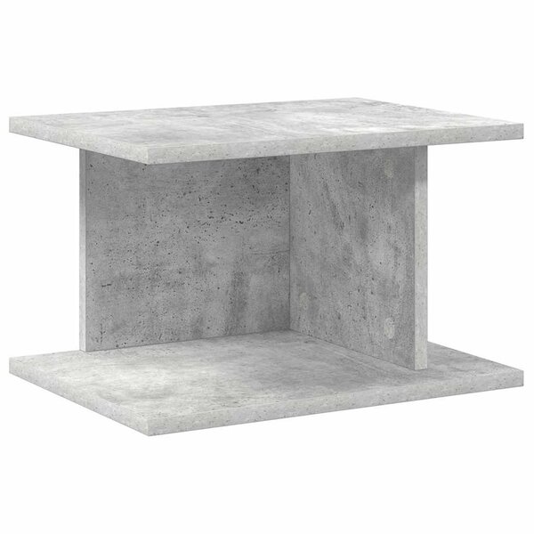 vidaXL Table de chevet Gris béton 40 x 30 x 25 cm Bois d'ingénierie