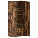 vidaXL Cabinet à chaussures Marron 80 x 39 x 180 cm Bois d'ingénierie