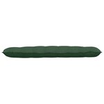 vidaXL Coussin de Dos Vert Jungle 160 x 50 cm Tissu en velours côtelé
