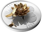 Pièce de monnaie en Argent 50 Dollars g 157.6 Millésime 2024 DRAGONFLY AND THE BLOOM